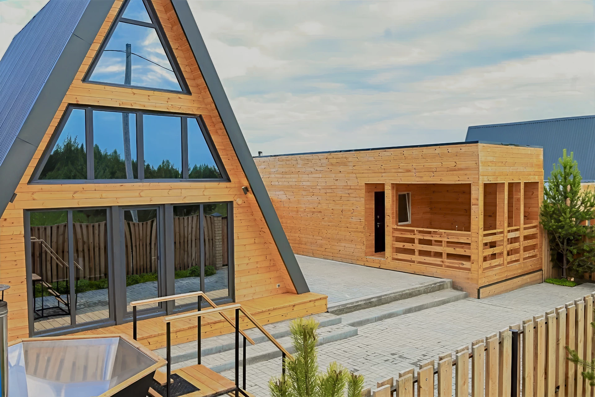 Приватный курорт под открытым небом с идеальными условиями для отдыха.